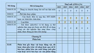 Biểu Thuế Ưu Đãi Đặc Biệt Co Form D