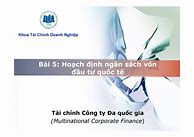 Tài Chính Công Ty Đa Quốc Gia Pdf